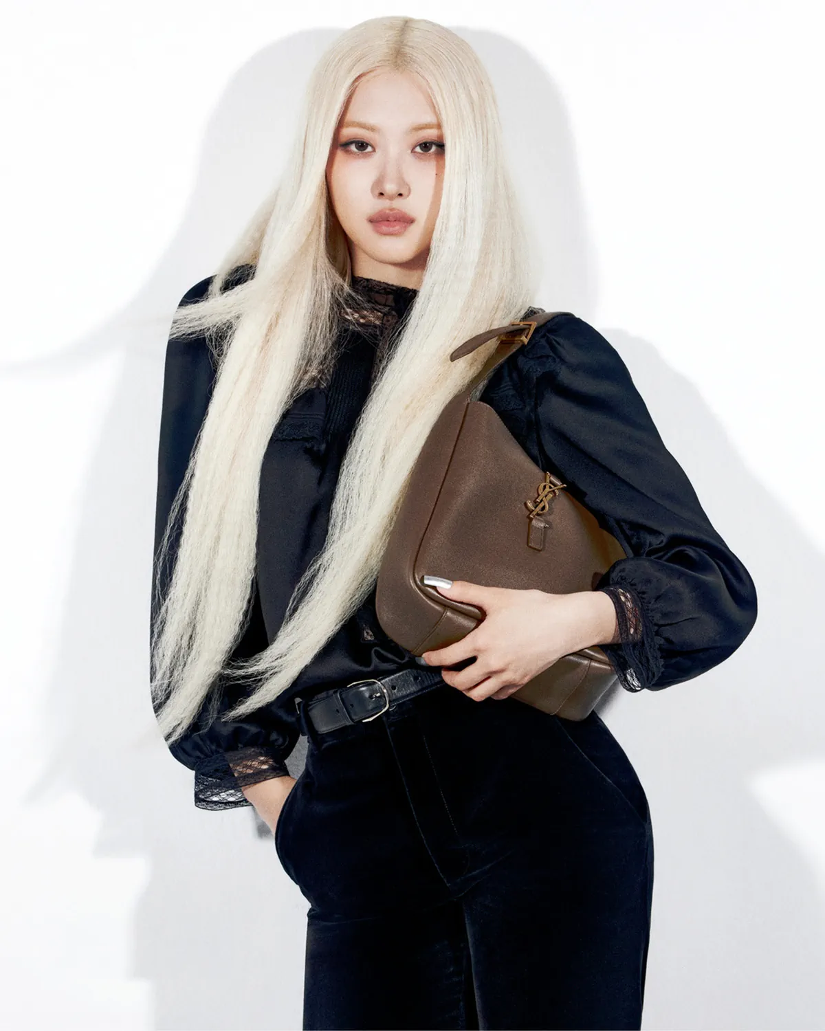 Rosé in Saint Laurent on Vogue Korea August 2025 by Kim Hee June