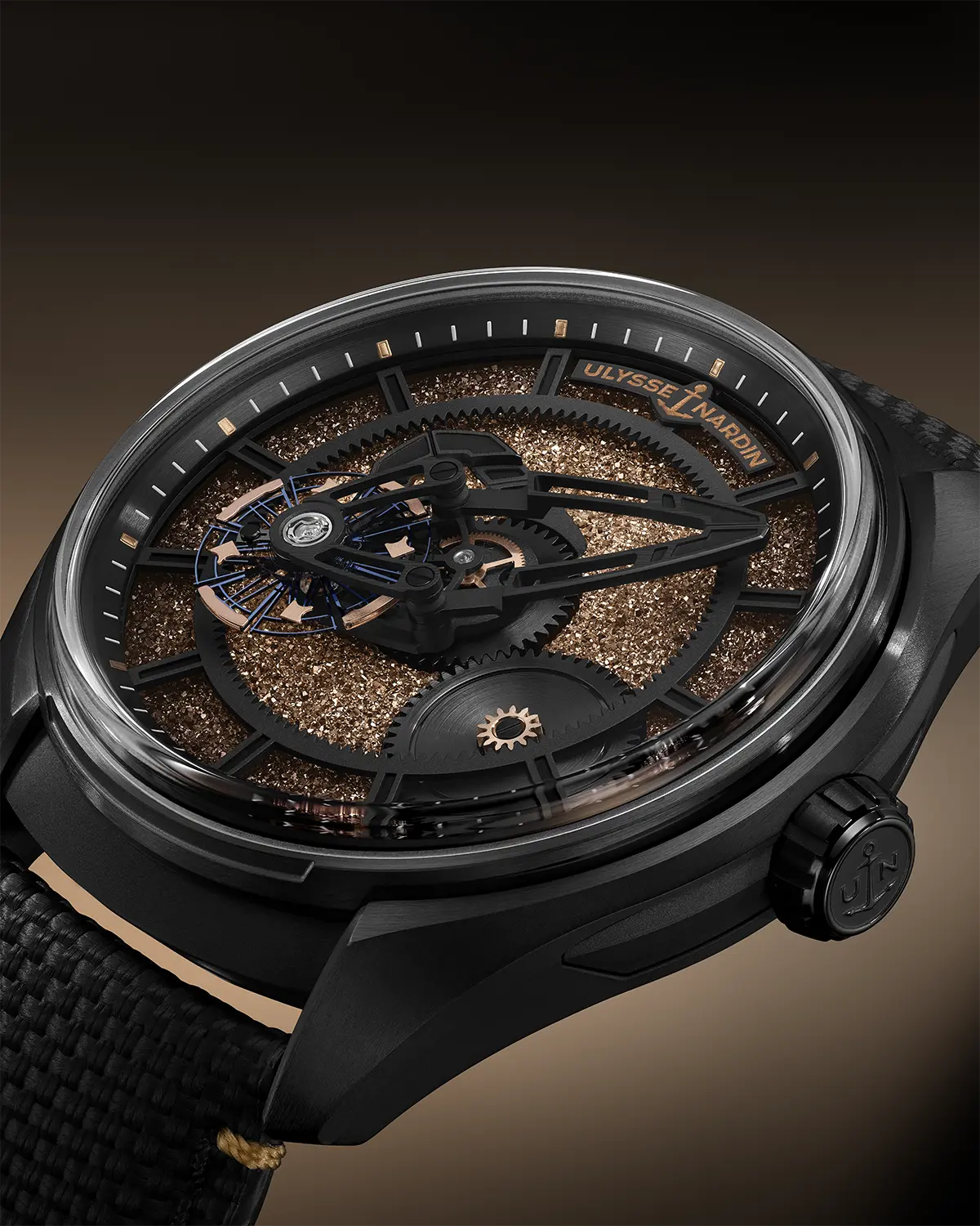 The Ulysse Nardin FREAK X CRYSTALIUM pushes watchmaking into new territory with its innovative material