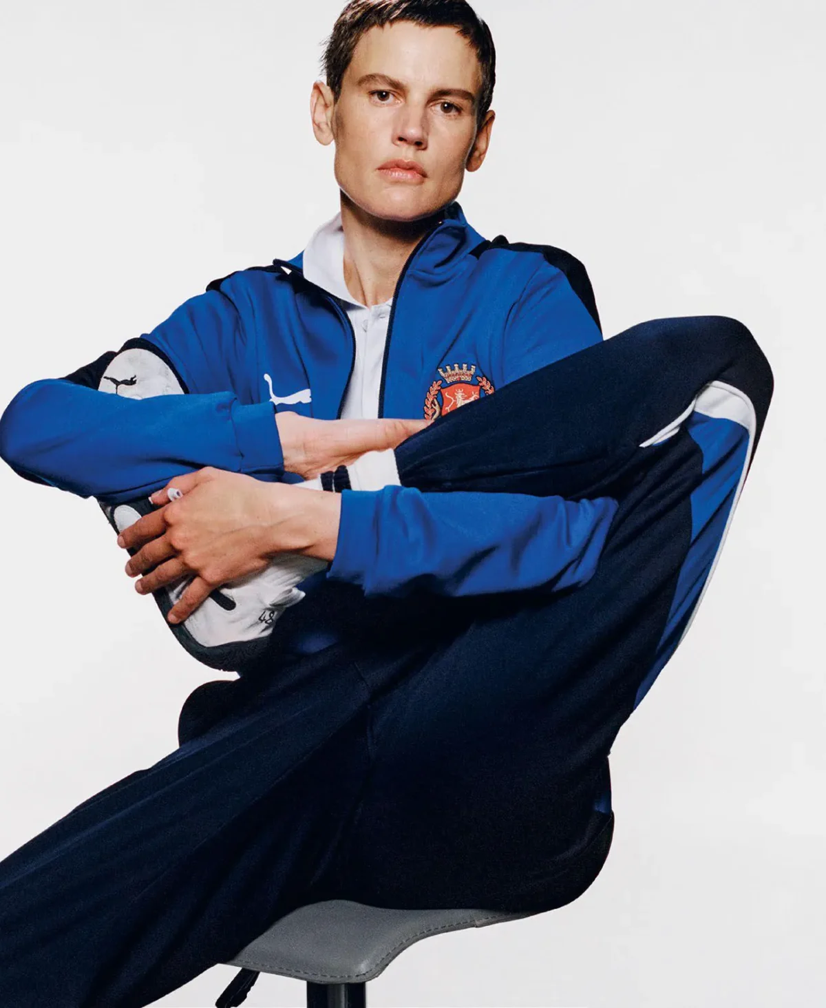 Lara Stone and Saskia de Brauw cover M Le magazine du Monde September 27th, 2025 by Tim Elkaïm