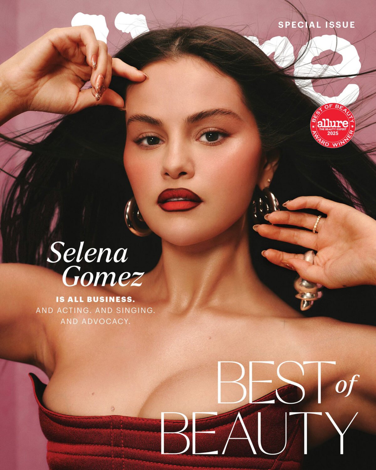 Selena Gomez covers Allure US September 2025 by Adrienne Raquel