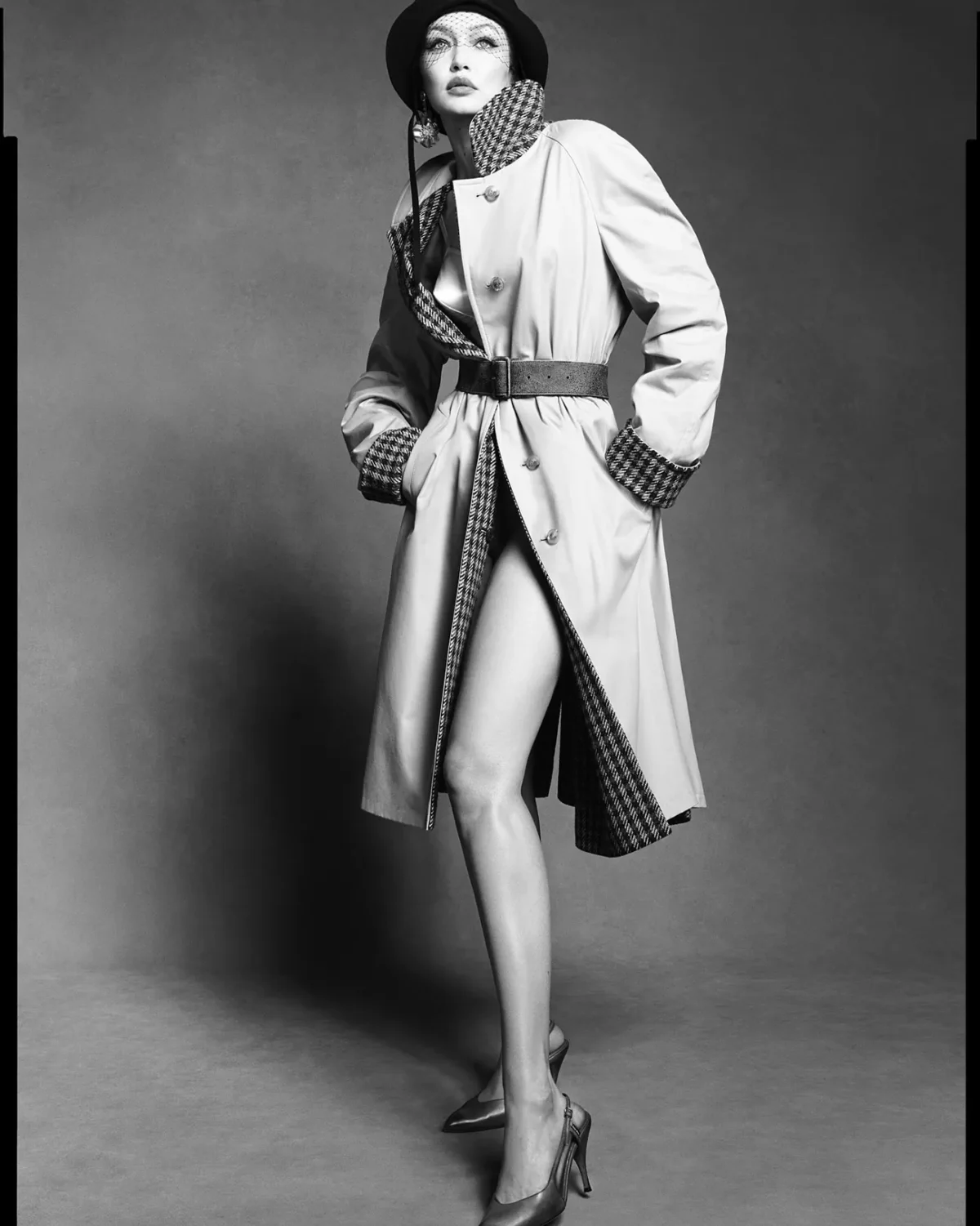 Gigi Hadid in Miu Miu on V Magazine Fall 2025 by Luigi & Iango