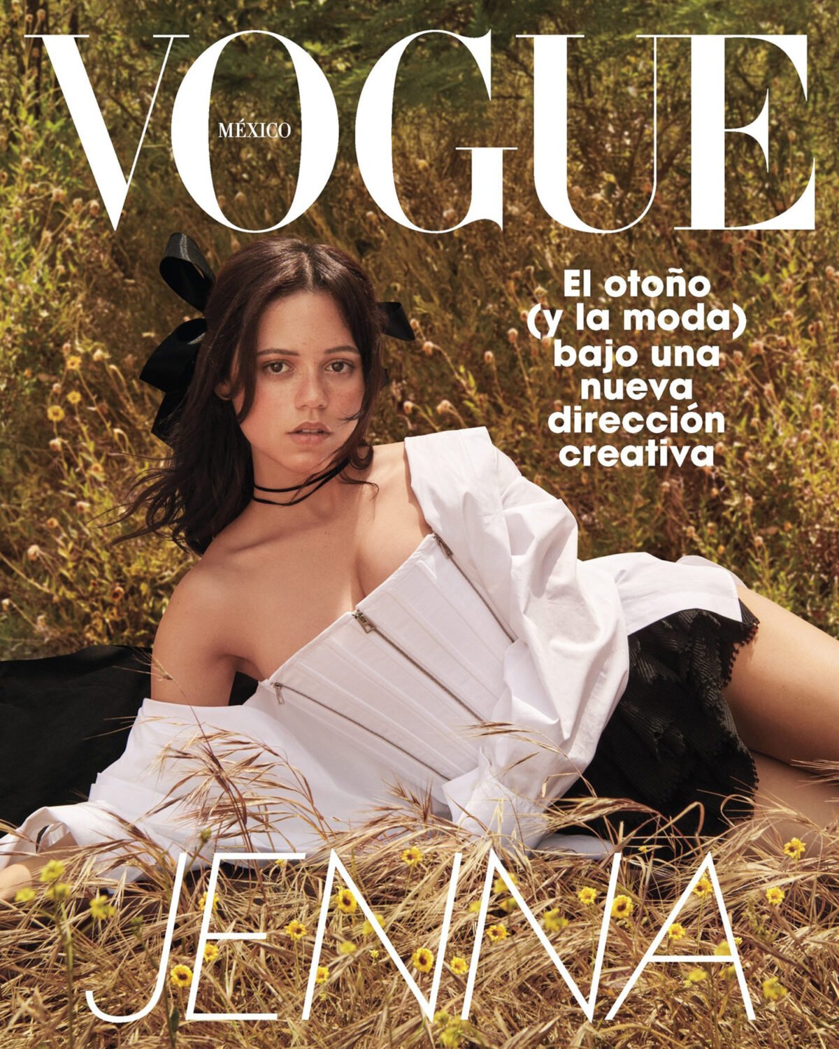 Jenna Ortega covers Vogue Mexico & Latin America September 2025 by Paola Kudacki