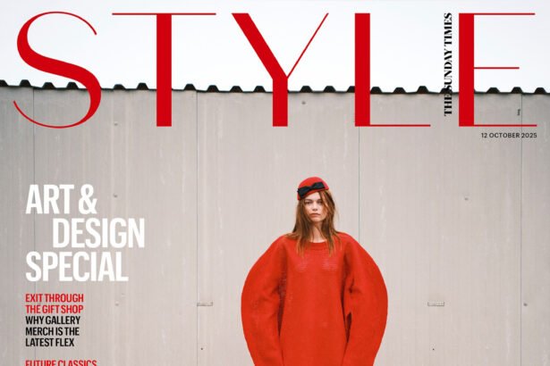 Louise Robert covers The Sunday Times Style October 12th, 2025 by Giampaolo Sgura