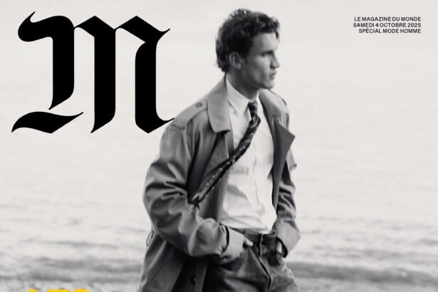 Max Knott covers M Le magazine du Monde October 4th, 2025 by Theo Wenner