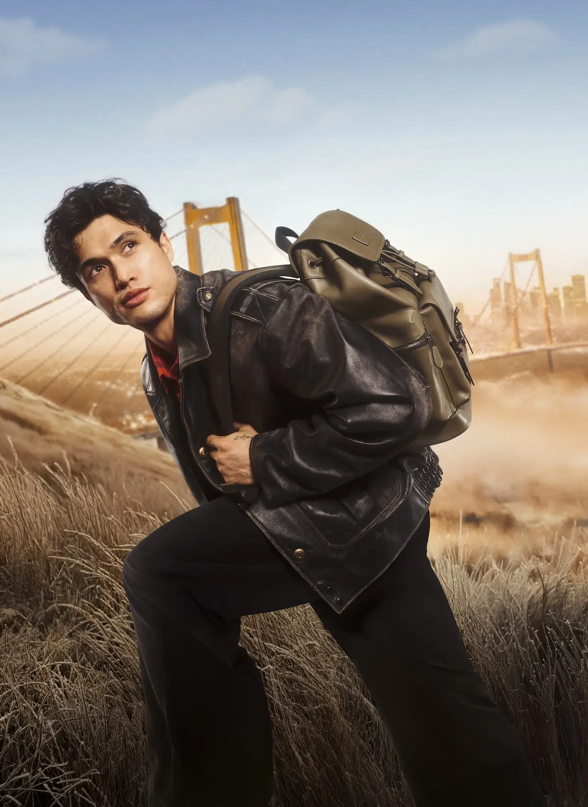 Coach Holiday 2025 campaign: Charles Melton & Elle Fanning lead a quiet luxury journey