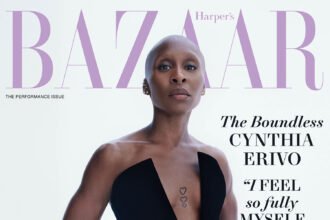 Cynthia Erivo covers Harper’s Bazaar US November 2025 by Cass Bird