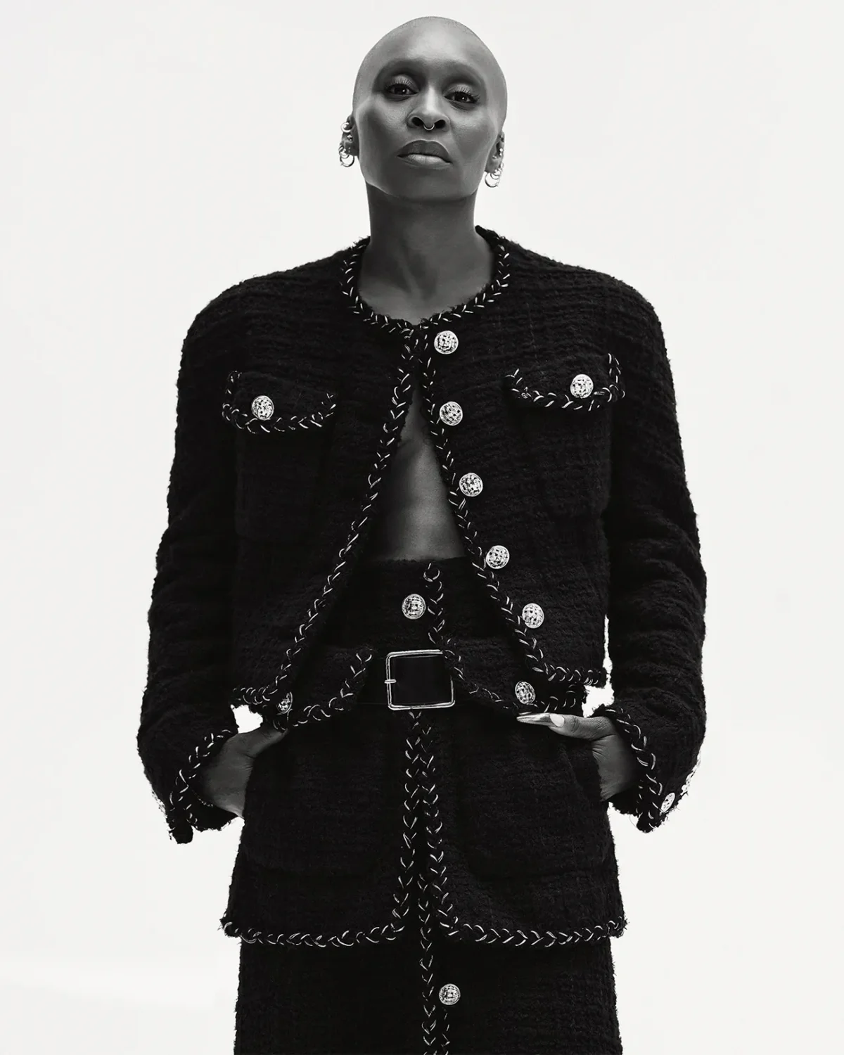 Cynthia Erivo covers Harper’s Bazaar US November 2025 by Cass Bird