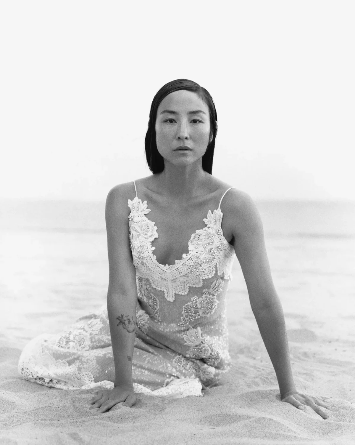 Greta Lee covers Vogue US November 2025 by Tyler Mitchell