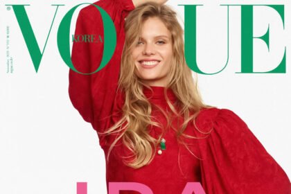 Ida Heiner in Gucci on Vogue Korea November 2025 by Sean & Seng