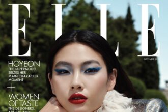 HoYeon Jung in Louis Vuitton on Elle UK November 2025 by Sharif Hamza