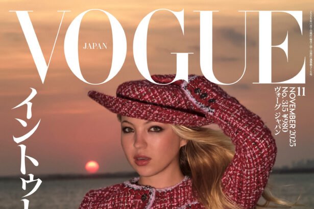 Lila Moss in Chanel on Vogue Japan November 2025 by Roe Ethridge