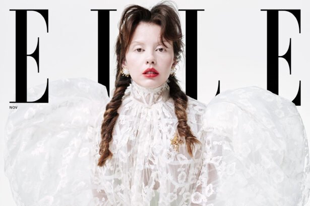 Mia Goth covers Elle US November 2025 by Willy Vanderperre