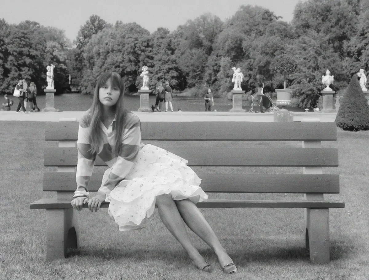 Mia Goth covers Vogue Italia November 2025 by Mark Peckmezian