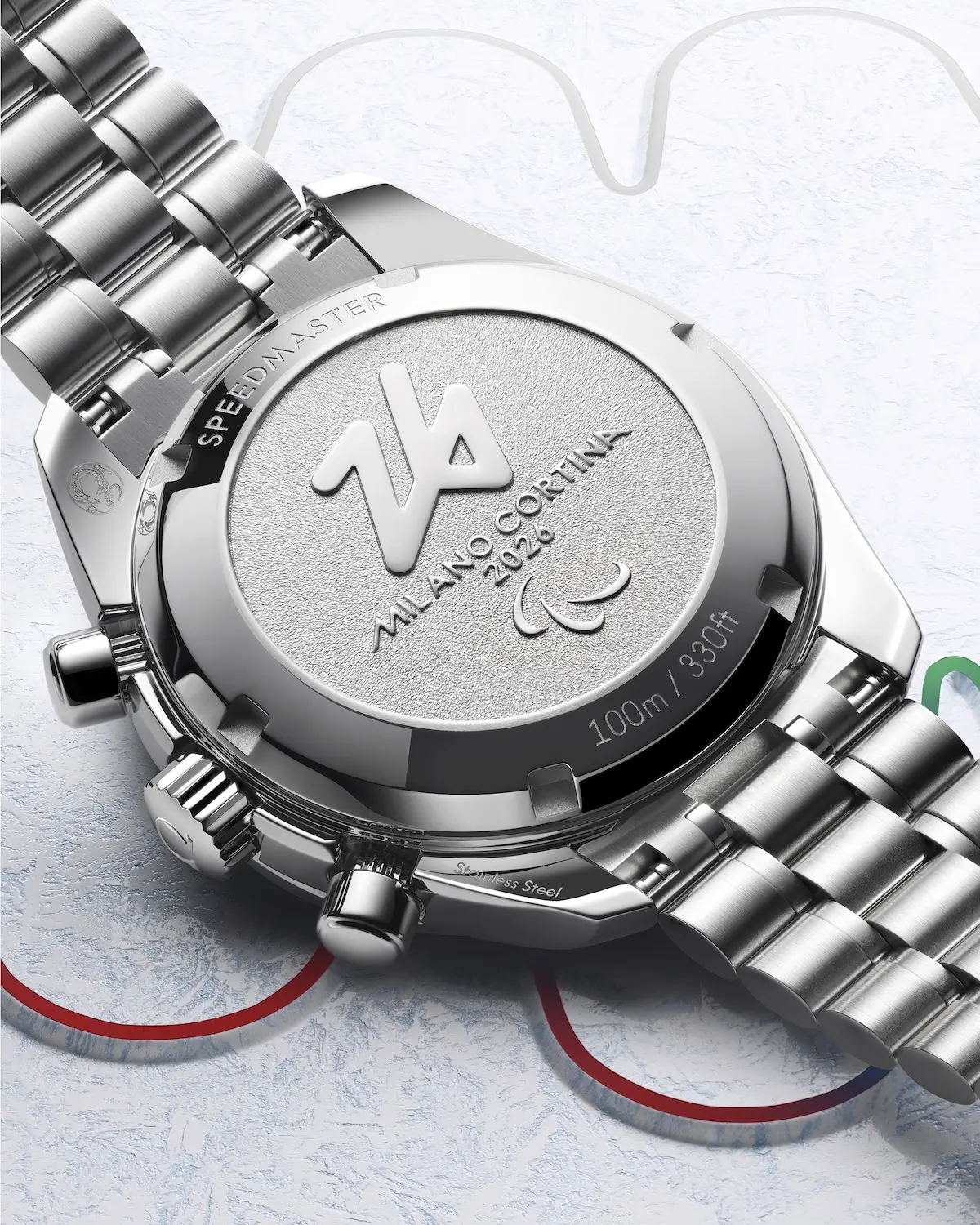 OMEGA unveils the Speedmaster 38 mm Milano Cortina 2026 to honor paralympic athletes
