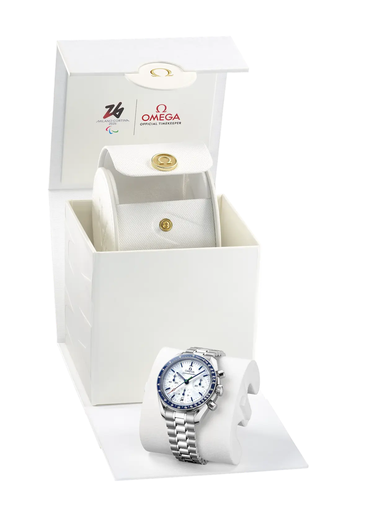 OMEGA unveils the Speedmaster 38 mm Milano Cortina 2026 to honor paralympic athletes