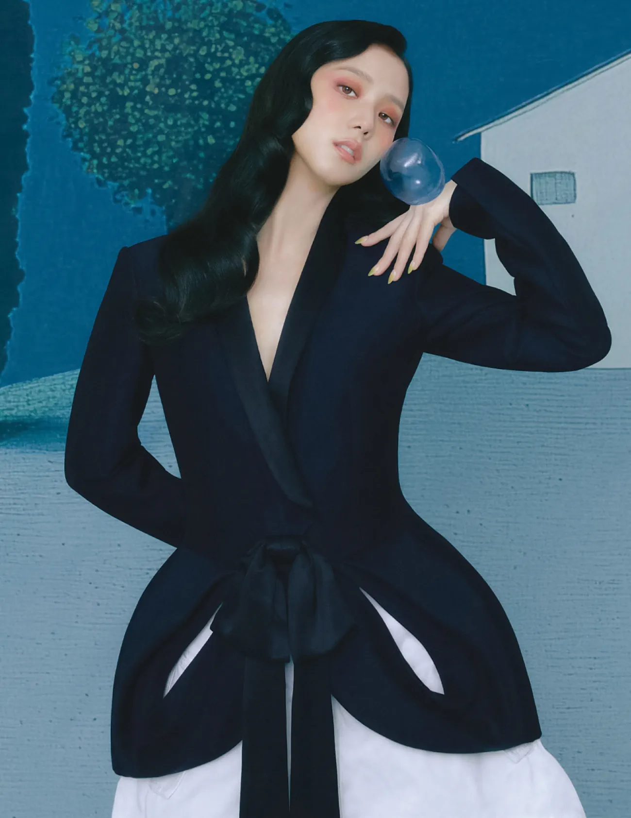 Blackpink's Jisoo in Dior on Elle Korea December 2025 by An Sangmi