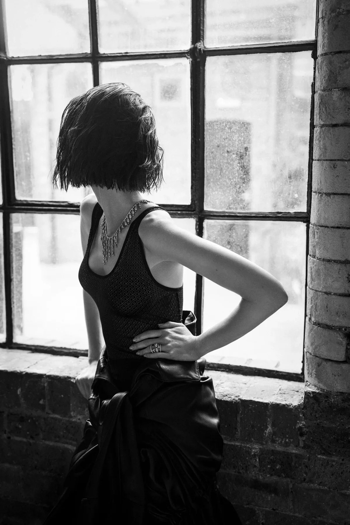 Lily Collins covers Elle Spain December 2025 by Juankr