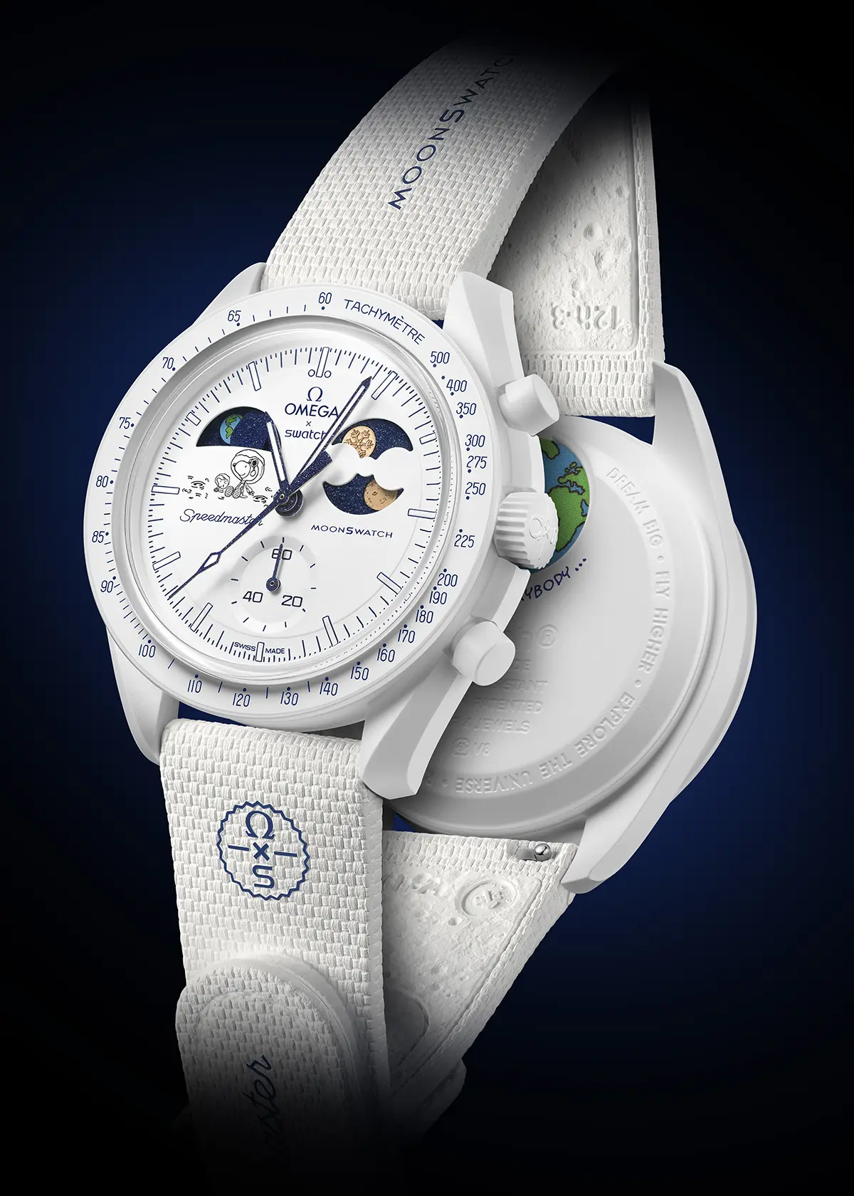 MISSION TO EARTHPHASE – MOONSHINE GOLD Cold Moon: The Unique Snowflake MoonSwatch