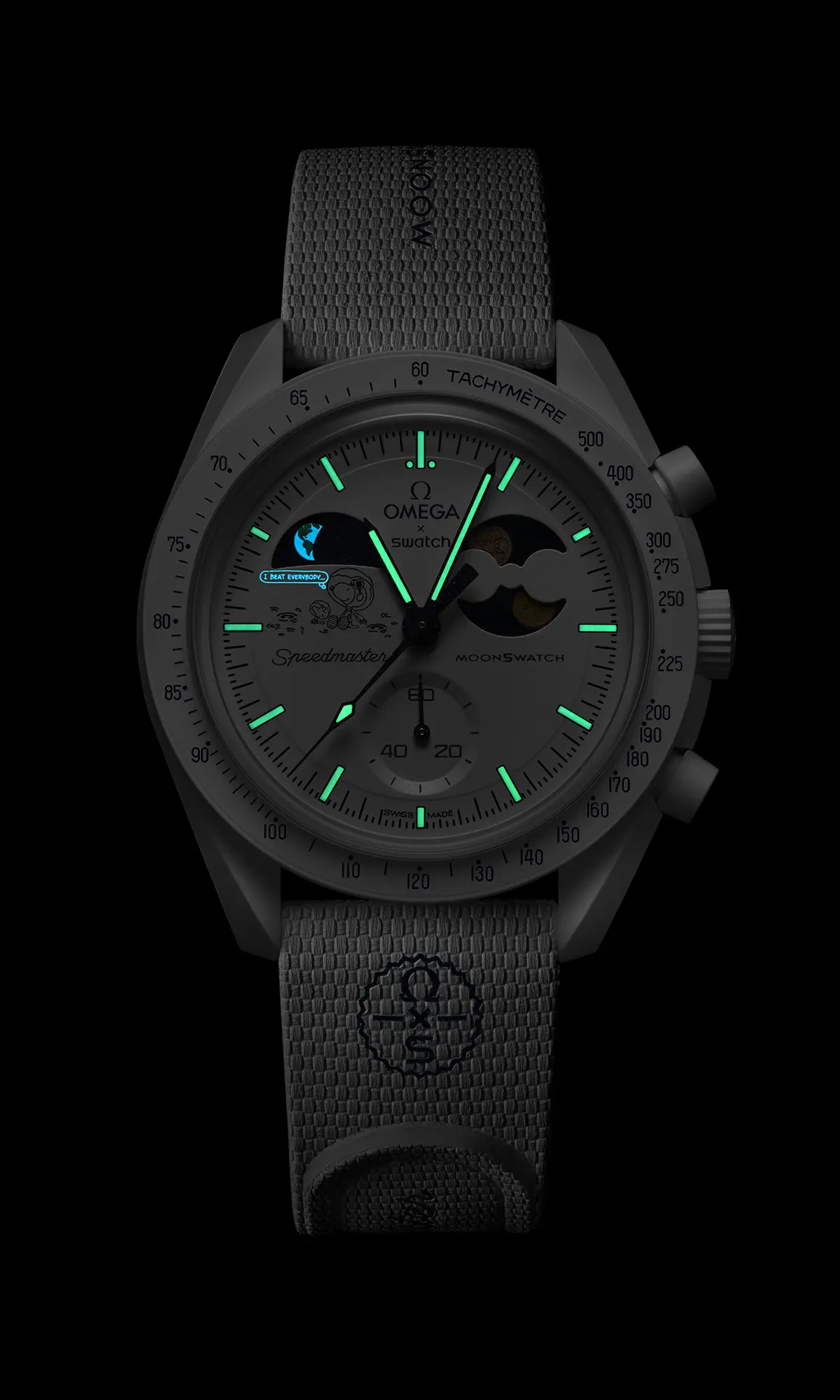 MISSION TO EARTHPHASE – MOONSHINE GOLD Cold Moon: The Unique Snowflake MoonSwatch