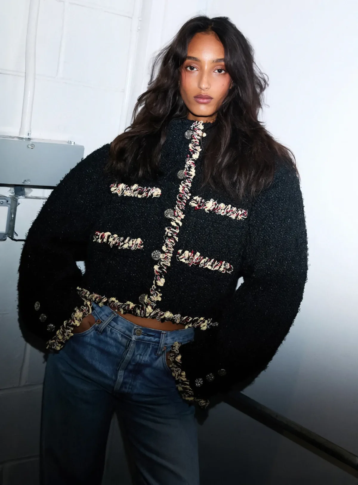 Mona Tougaard and Irina Shayk cover Vogue France December 2025/January 2026 by Carin Backoff