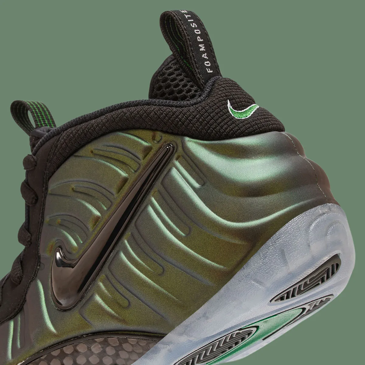 Nike Air Foamposite Pro “Pine Green”: the long-awaited return after 14 years