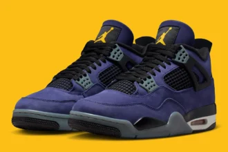 The Air Jordan 4 “Lakers” rewrites purple with an imperial twist