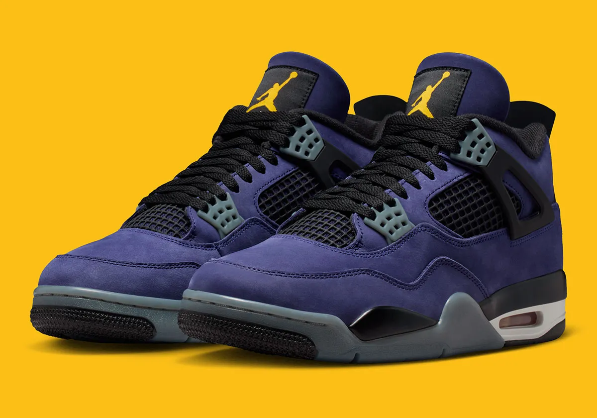 The Air Jordan 4 “Lakers” rewrites purple with an imperial twist The Air Jordan 4 “Lakers” rewrites purple with an imperial twist