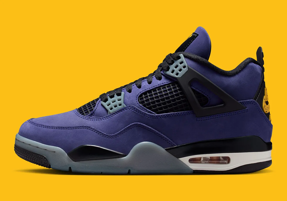 The Air Jordan 4 “Lakers” rewrites purple with an imperial twist The Air Jordan 4 “Lakers” rewrites purple with an imperial twist