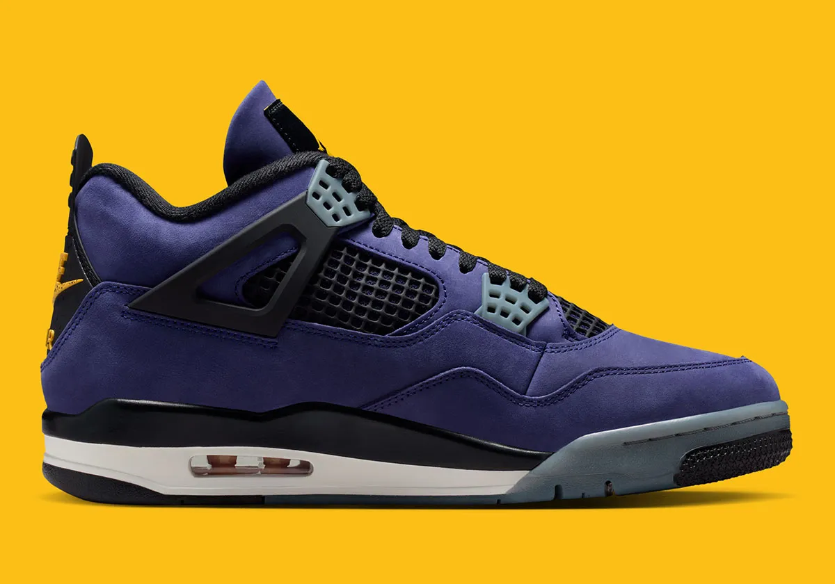 The Air Jordan 4 “Lakers” rewrites purple with an imperial twist The Air Jordan 4 “Lakers” rewrites purple with an imperial twist