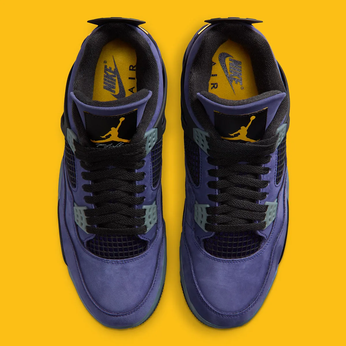 The Air Jordan 4 “Lakers” rewrites purple with an imperial twist The Air Jordan 4 “Lakers” rewrites purple with an imperial twist
