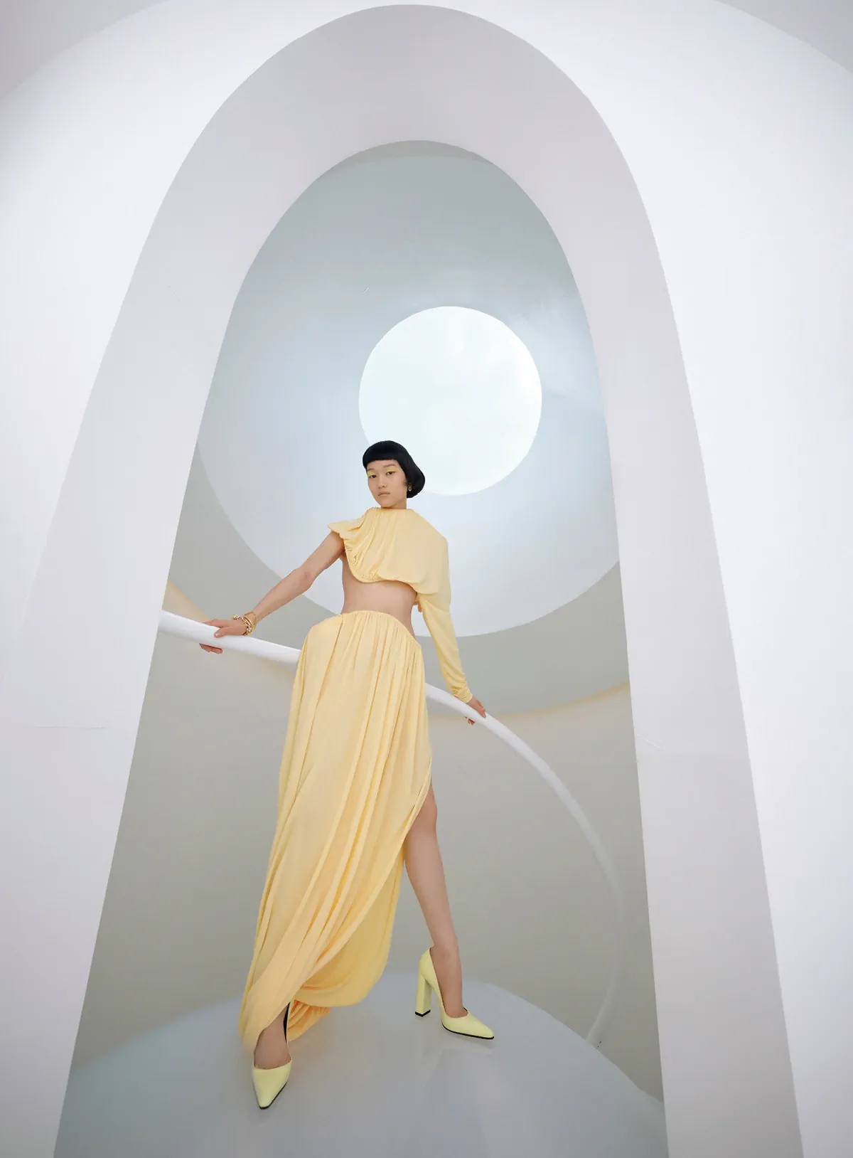 Chloe Oh covers Vogue Japan January 2026 by Fumiko Imano