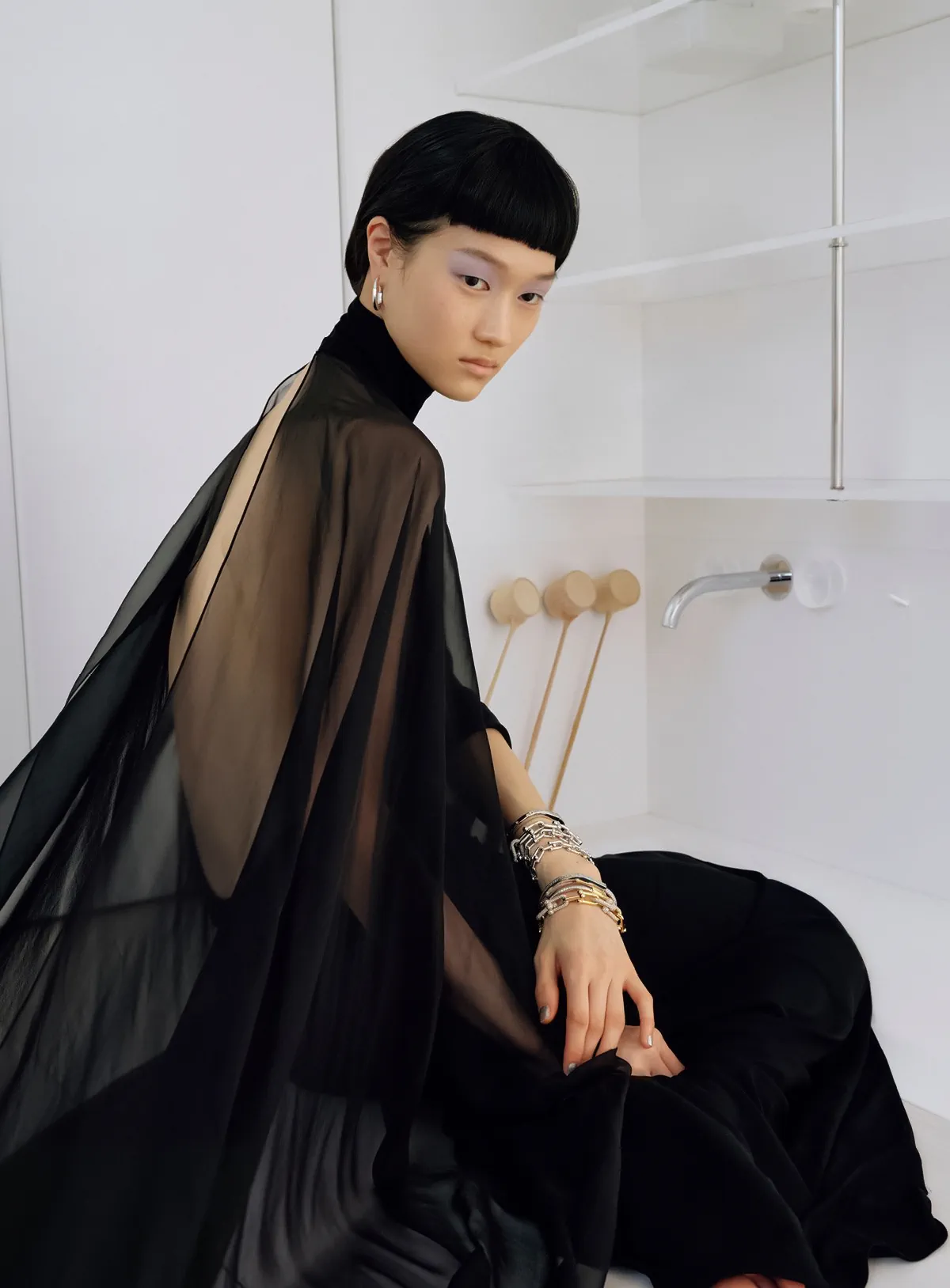 Chloe Oh covers Vogue Japan January 2026 by Fumiko Imano