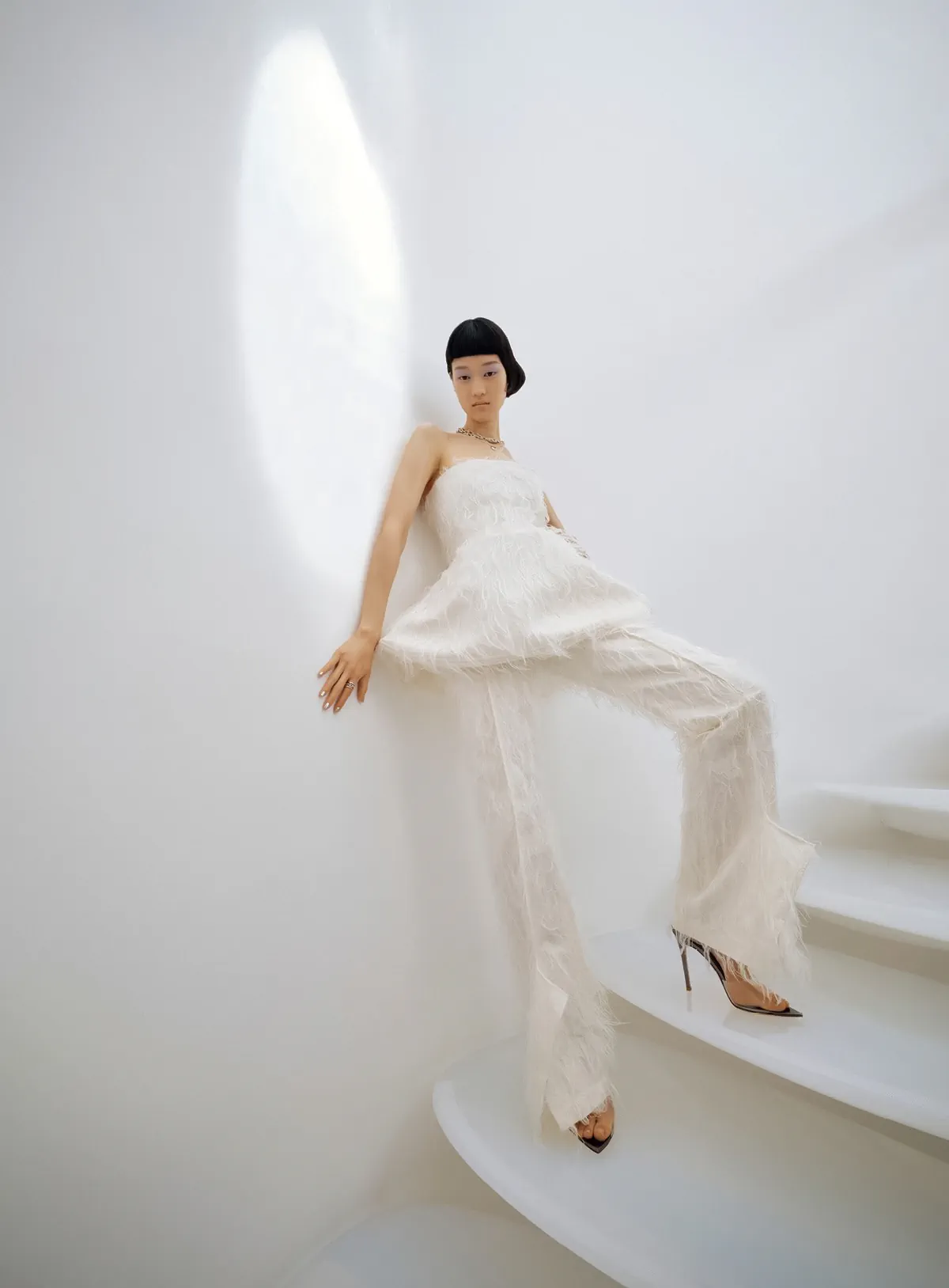 Chloe Oh covers Vogue Japan January 2026 by Fumiko Imano