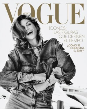 Cindy Crawford covers Vogue Mexico January 2026 by Noua Unu