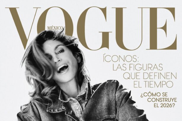 Cindy Crawford covers Vogue Mexico January 2026 by Noua Unu