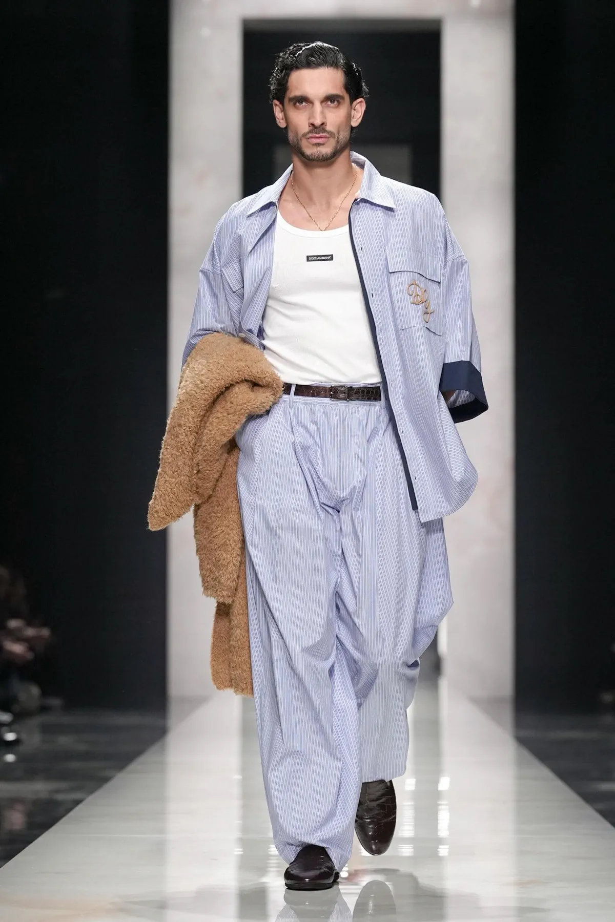 Dolce & Gabbana Fall 2026 menswear rejects conformity through tailored individualism