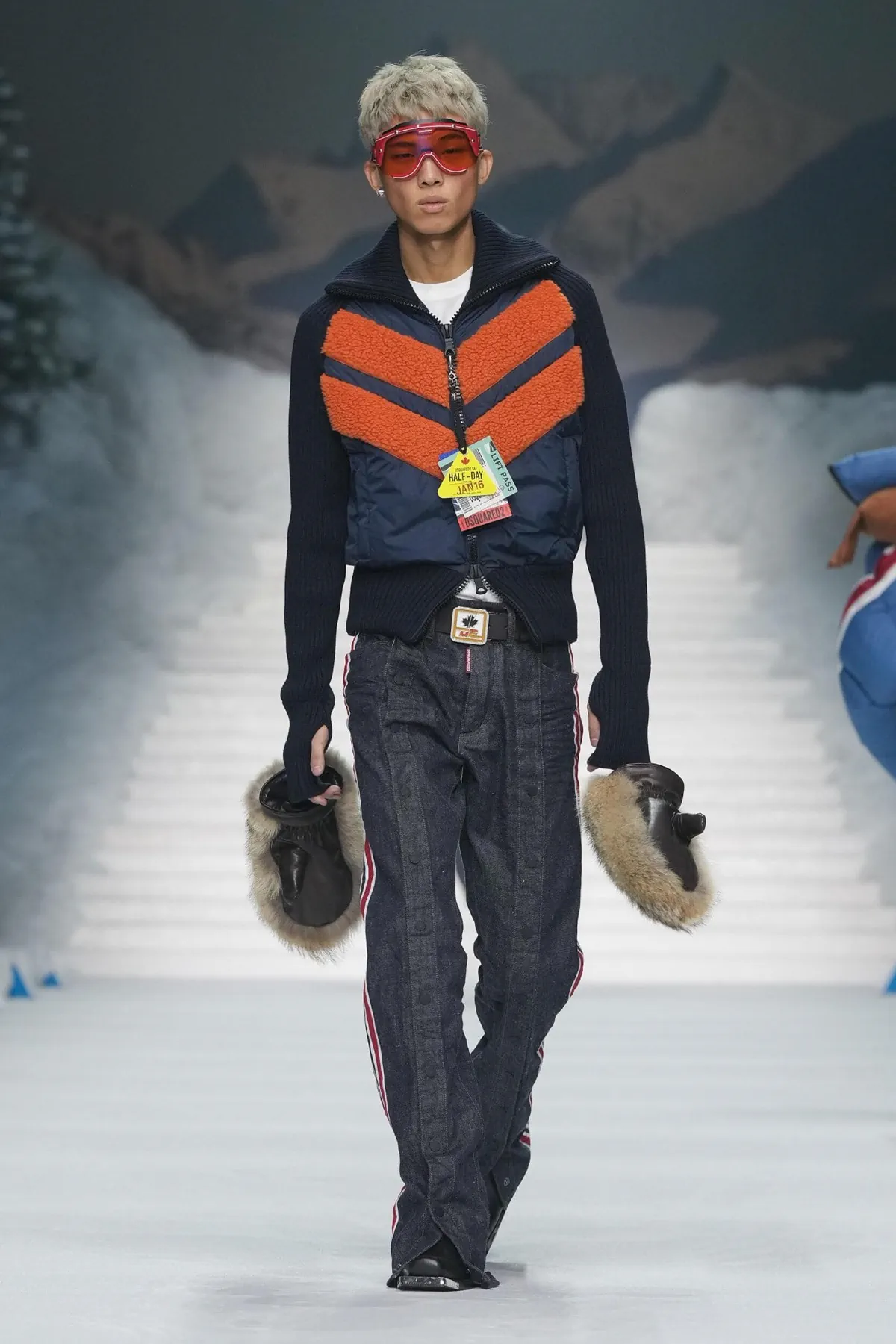 Hudson Williams opens Dsquared2 Fall 2026 show at Milan Fashion Week Dsquared2 Fall-Winter 2026 - Milan Fashion Week