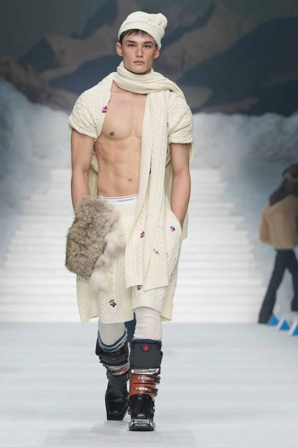 Hudson Williams opens Dsquared2 Fall 2026 show at Milan Fashion Week Dsquared2 Fall-Winter 2026 - Milan Fashion Week