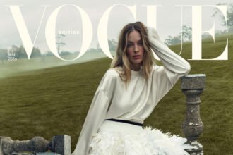 Margot Robbie covers British Vogue January 2026 by Mikael Jansson