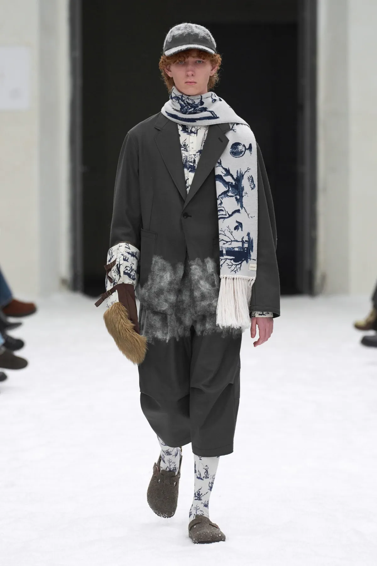 SHINYAKOZUKA makes its European debut at Pitti Uomo with a snow-covered Fall 2026 collection