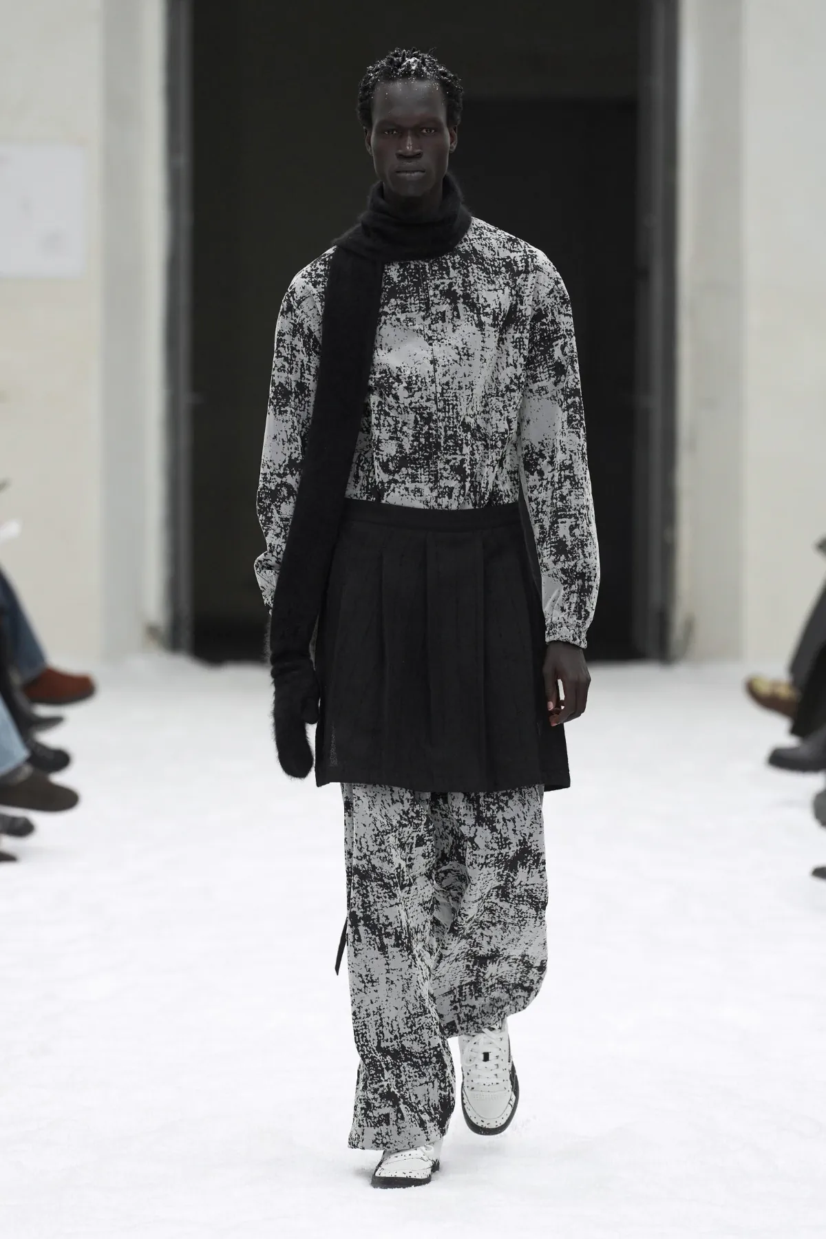 SHINYAKOZUKA makes its European debut at Pitti Uomo with a snow-covered Fall 2026 collection