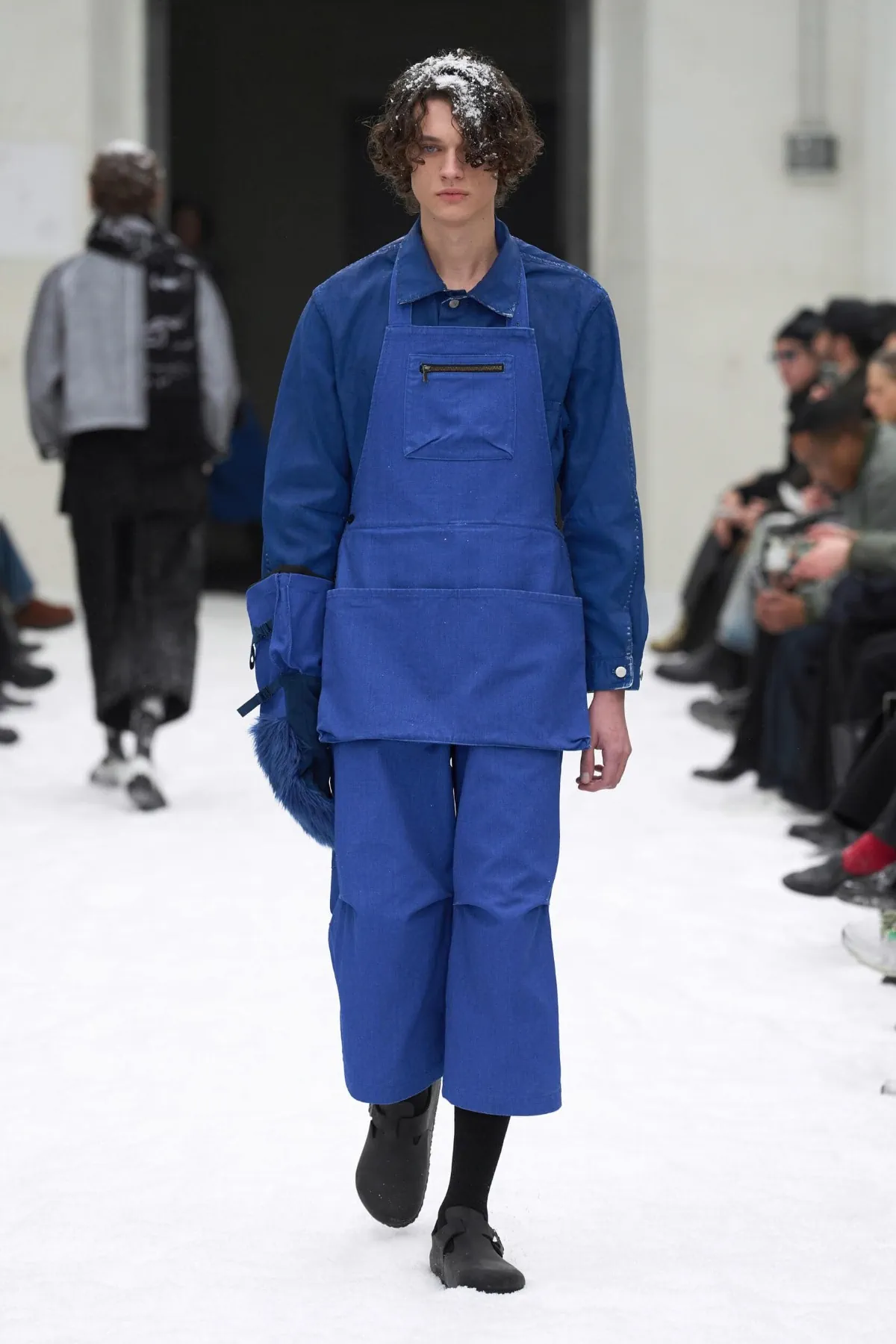 SHINYAKOZUKA makes its European debut at Pitti Uomo with a snow-covered Fall 2026 collection