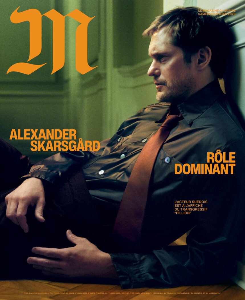 Alexander Skarsgård covers M Le Magazine du Monde February 21st, 2026 by Thurstan Redding