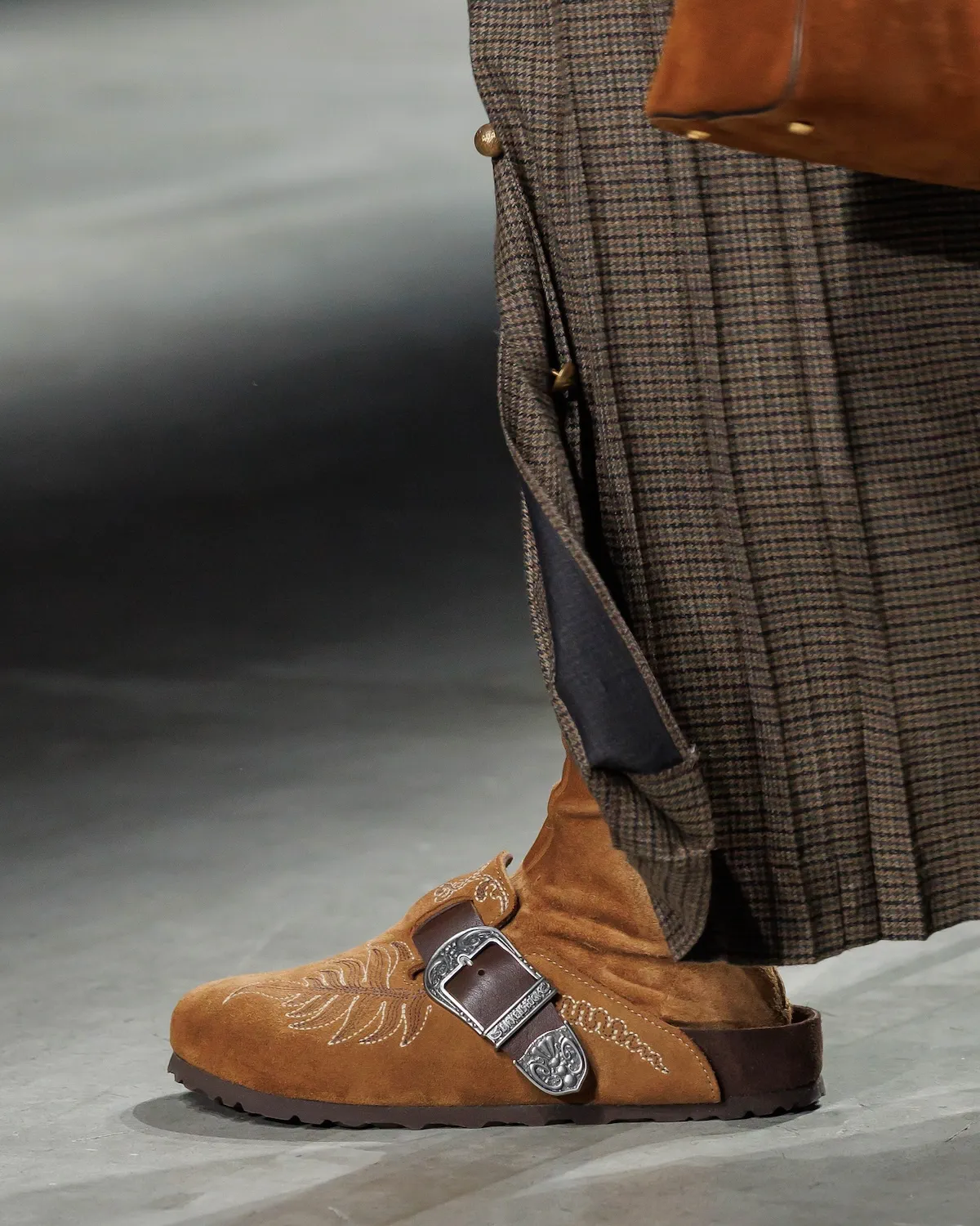 BIRKENSTOCK and ETRO craft signature Boston clogs