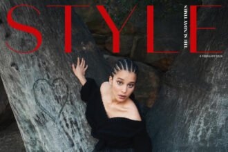 Chase Infiniti covers The Sunday Times Style February 8th, 2026 by Morgan Maher