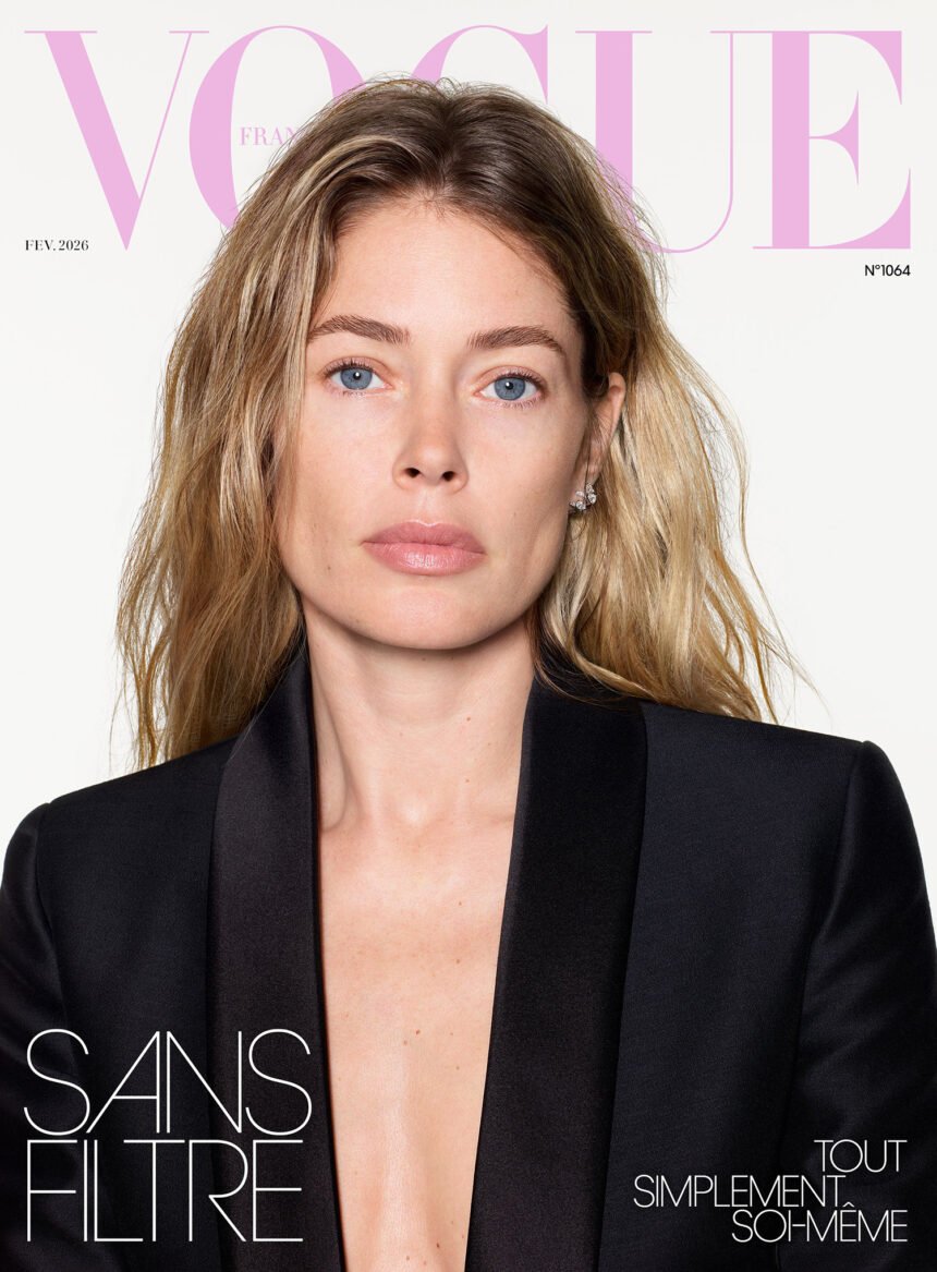 Doutzen Kroes covers Vogue France February 2026 by Richard Burbridge