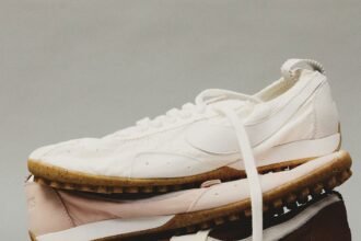 JACQUEMUS x Nike Moon Shoe returns in "Aluminum Pink" and "Fauna Brown" for Spring 2026