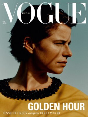 Jessie Buckley covers British Vogue February 2026 by Jack Davison