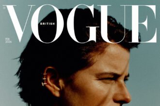Jessie Buckley covers British Vogue February 2026 by Jack Davison