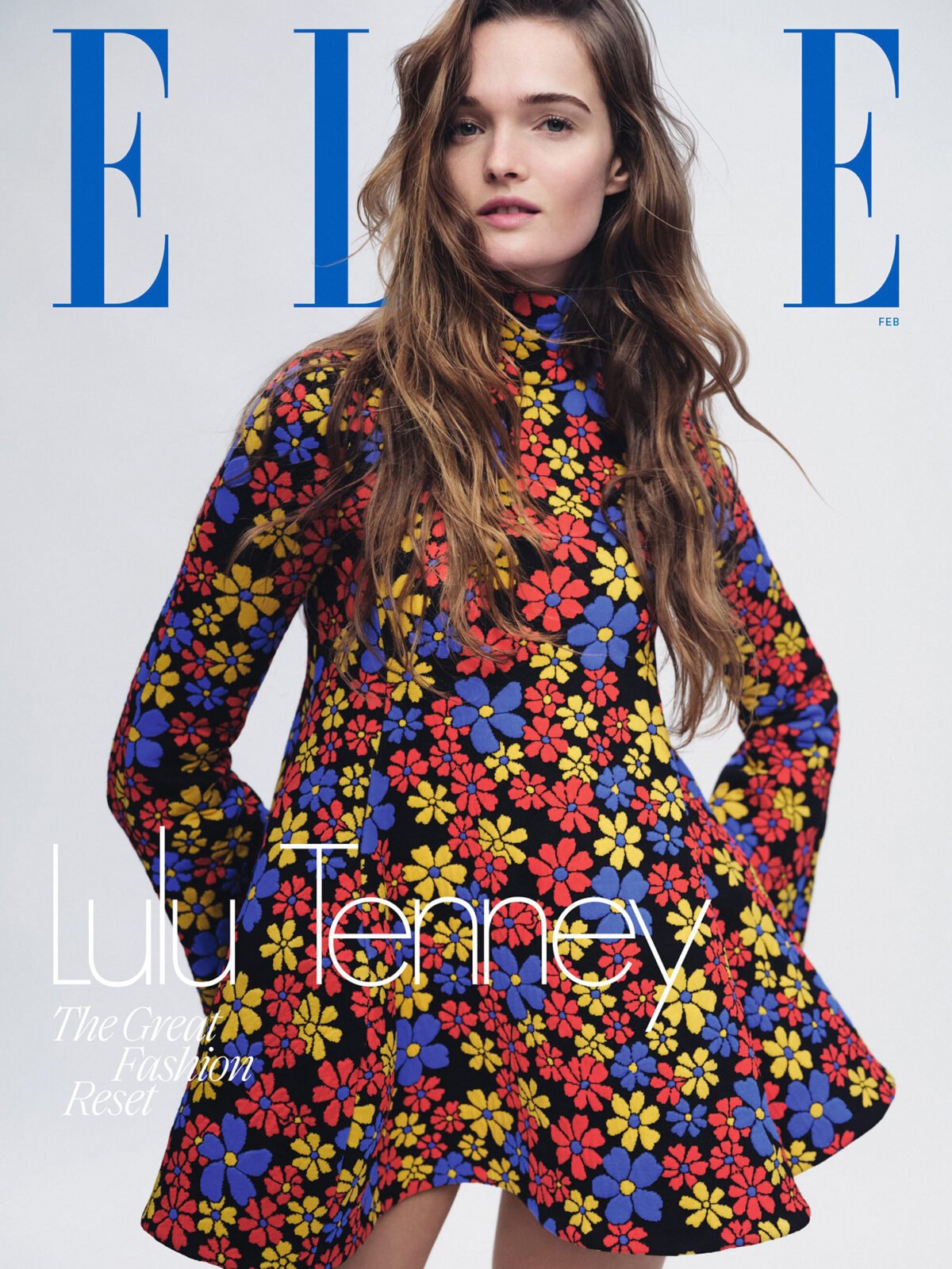 Lulu Tenney covers Elle US February 2026 by Nathaniel Goldberg
